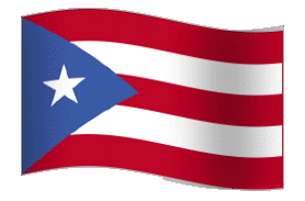 Animated flag puerto rico