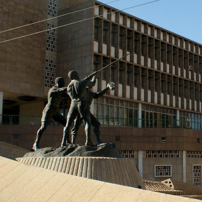 Miners monument