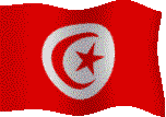 Tunisie drapeau anime