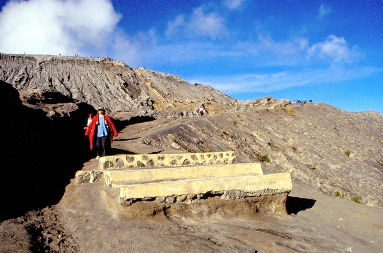 Ascension du volcan