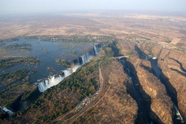 Les chutes en hélico