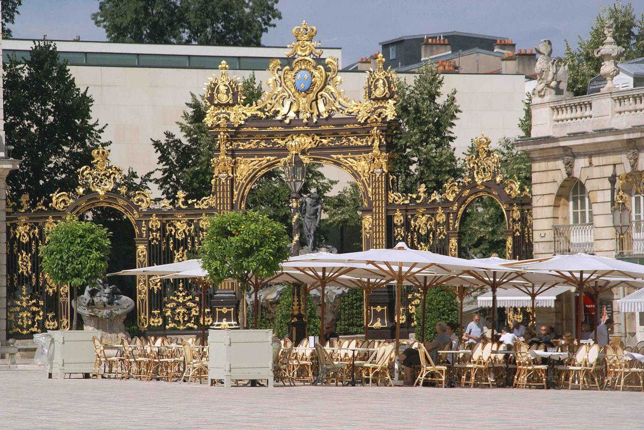 Vue sur la fontaine de Neptune